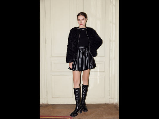 Black fur Jacket